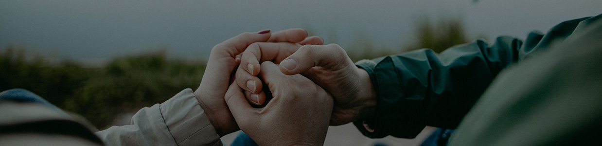 Header background: holding hands